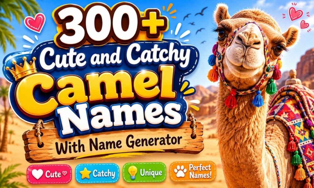 300-cute-and-catchy-camel-names-with-name-generator