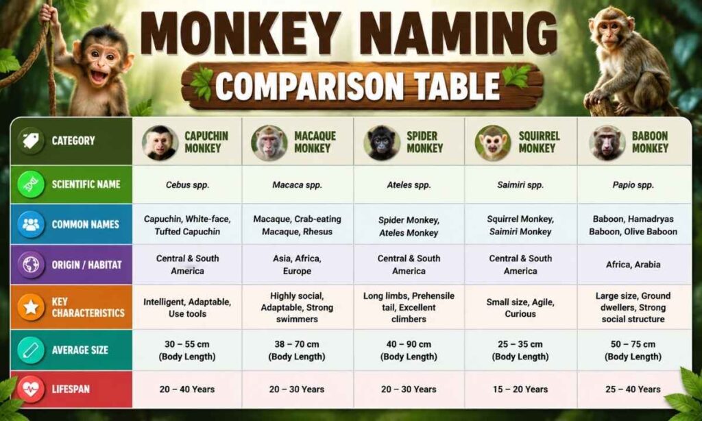 monkey-naming-comparison-table