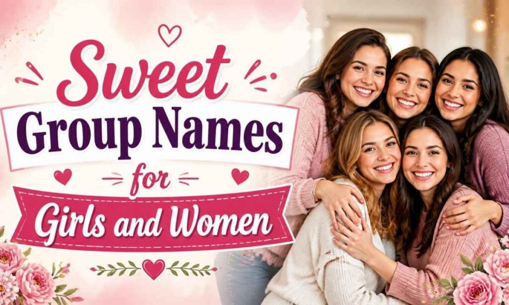 sweet-group-names-for-girls-and-women